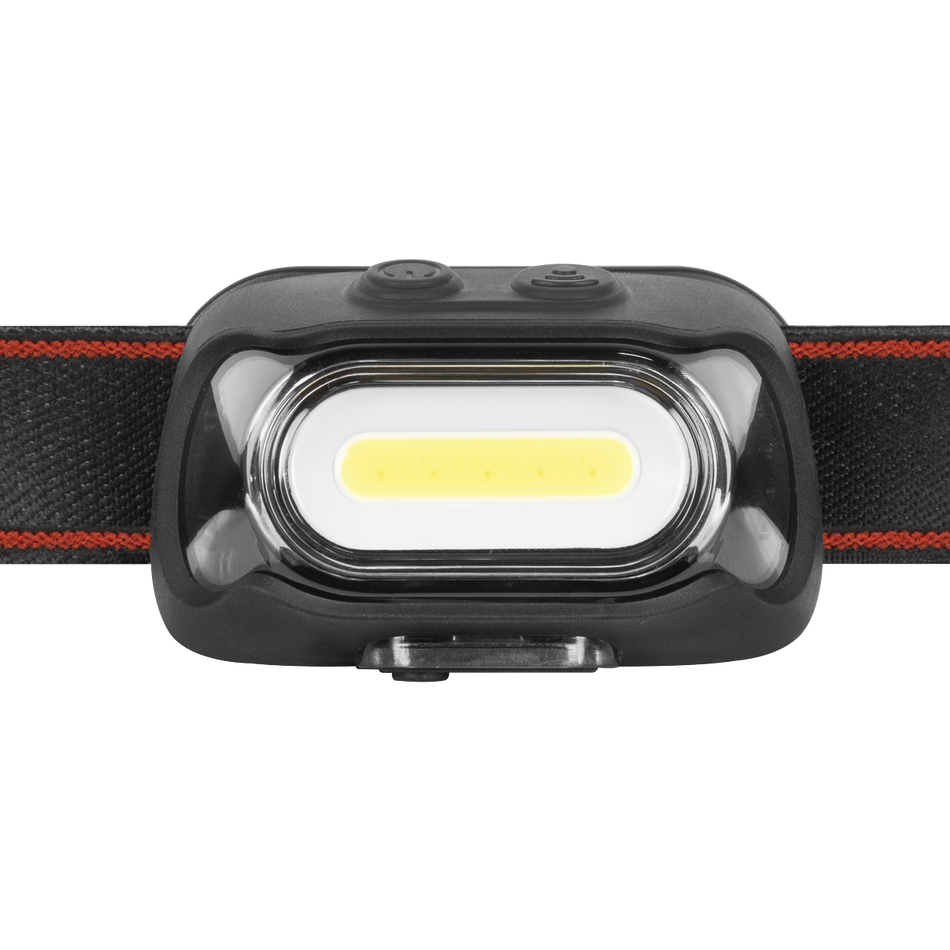 Sealey HT08R Rechargeable Head Torch with Auto-Sensor 8W COB LED