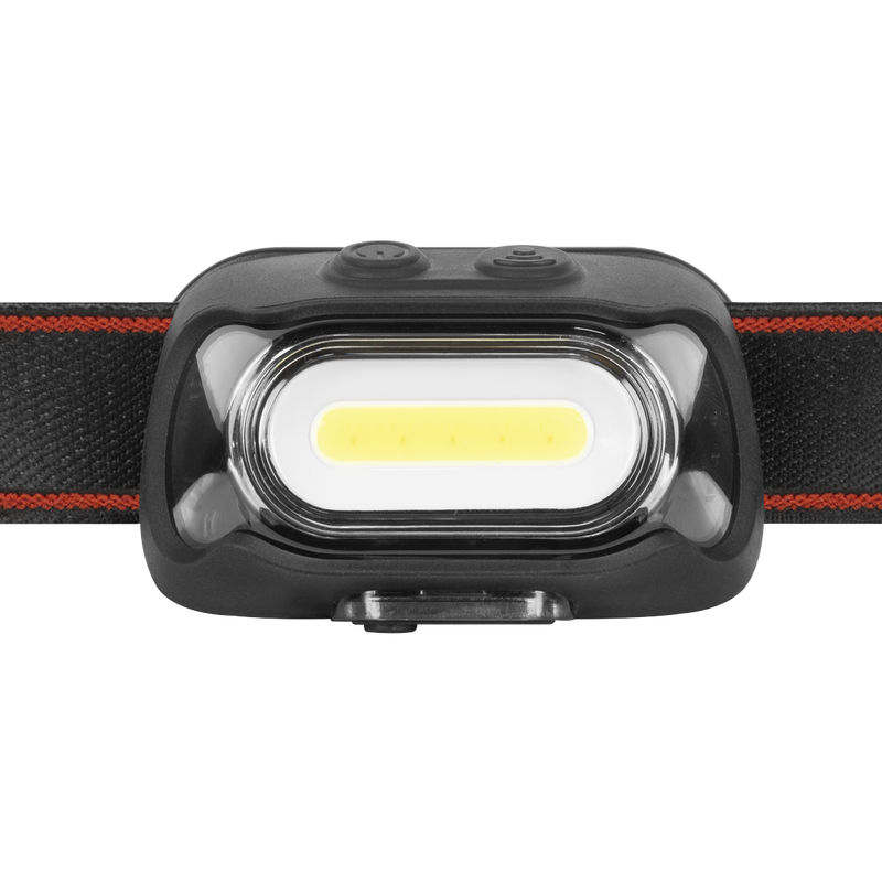 Sealey HT08R Rechargeable Head Torch with Auto-Sensor 8W COB LED