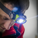 Sealey HT400LED Rechargeable Head Torch with Auto-Sensor 5W & 3W COB LED