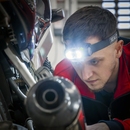 Sealey HT400LED Rechargeable Head Torch with Auto-Sensor 5W & 3W COB LED