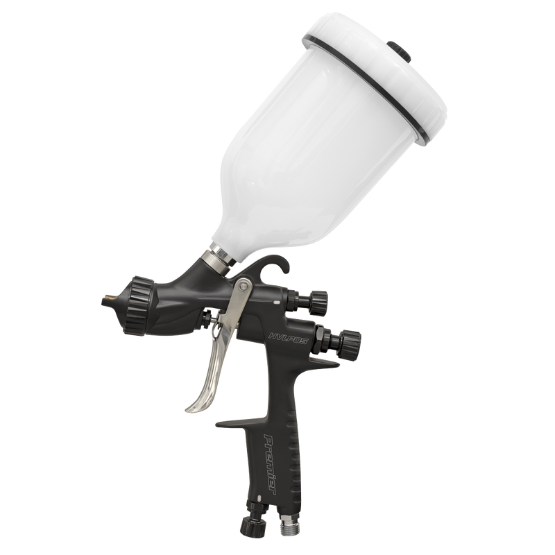 Sealey HVLP05 HVLP Gravity Feed Spray Gun 1.3mm Set-Up