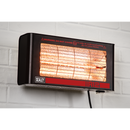 Sealey IR12 Infrared Quartz Heater - Wall Mounting 1.2W/230V