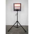 Sealey IR28CT Infrared Quartz Heater with Tripod Stand 230V 1.4/2.8kW