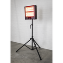 Sealey IR28CT Infrared Quartz Heater with Tripod Stand 230V 1.4/2.8kW