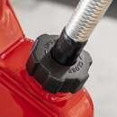 Sealey JC1SCR Flexi Pouring Spout for Screw Cap Jerry Cans - Red