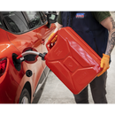 Sealey JC1SCR Flexi Pouring Spout for Screw Cap Jerry Cans - Red