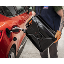 Sealey JC20SCB Screw Cap Metal Jerry Can 20L - Black