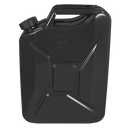 Sealey JC20SCB Screw Cap Metal Jerry Can 20L - Black