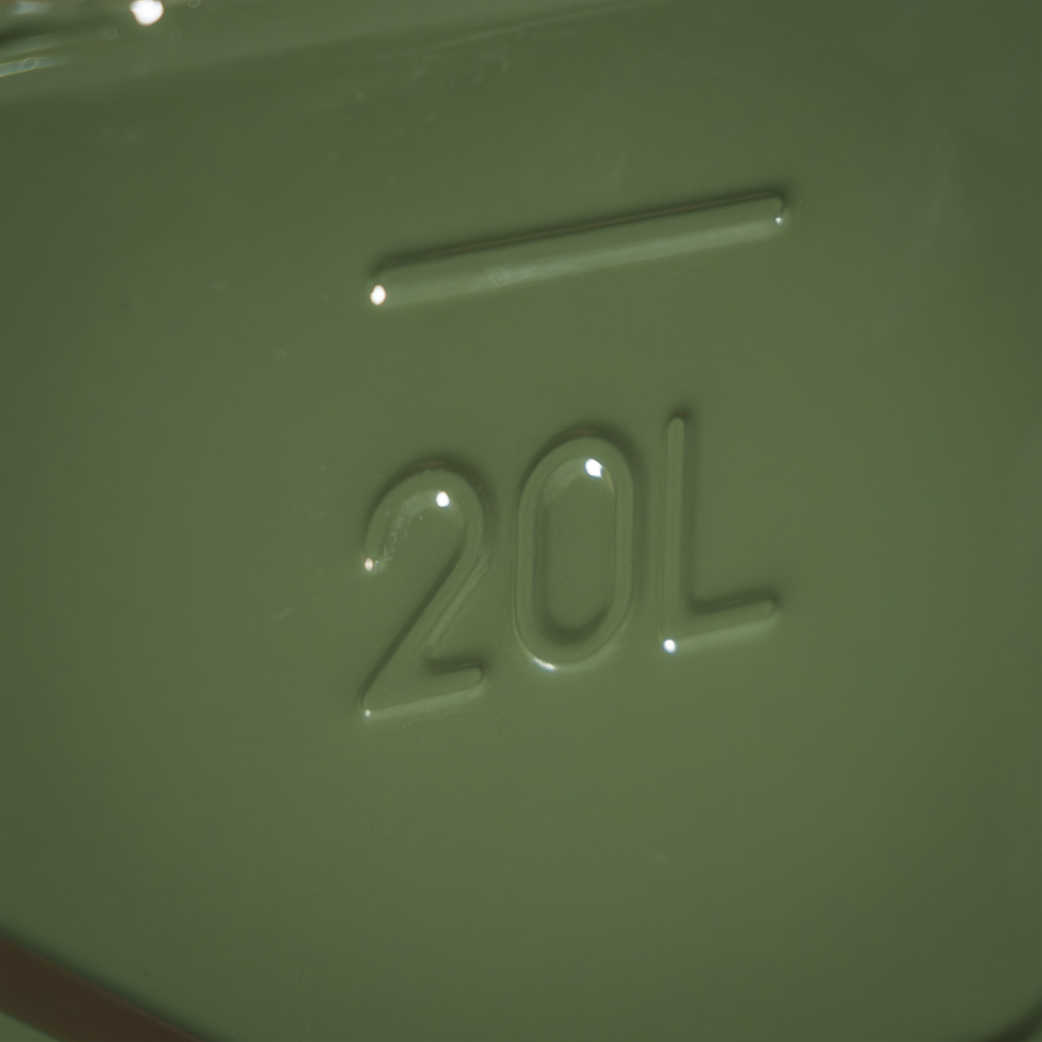 Sealey JC20SCG Screw Cap Metal Jerry Can 20L - Green