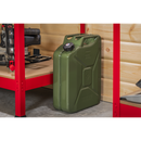 Sealey JC20SCG Screw Cap Metal Jerry Can 20L - Green