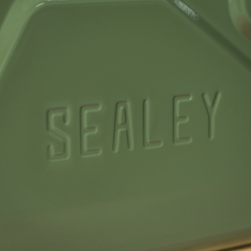 Sealey JC20SCG Screw Cap Metal Jerry Can 20L - Green