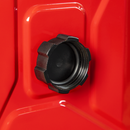 Sealey JC20SCR Screw Cap Metal Jerry Can 20L - Red