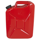 Sealey JC20SCR Screw Cap Metal Jerry Can 20L - Red