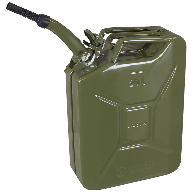 Sealey JCY20G Jerry Can - Green 20L