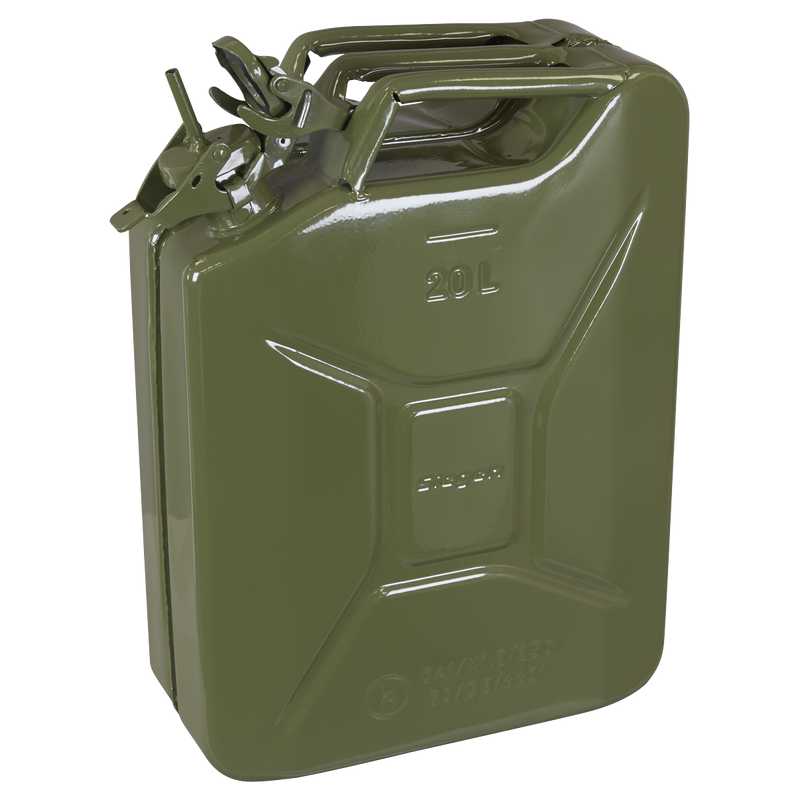 Sealey JCY20G Jerry Can - Green 20L