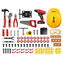 Sealey JTK2 Junior Toy Tool Kit with Workbench 90pc