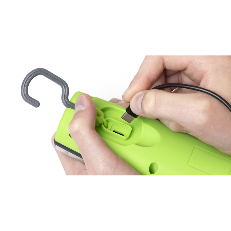 Sealey LED1001GDB LED Twist Rechargeable Inspection Light, Green - Box of 12