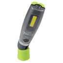 Sealey LED1001G LED Twist Rechargeable Inspection Light 8W COB & 1W SMD