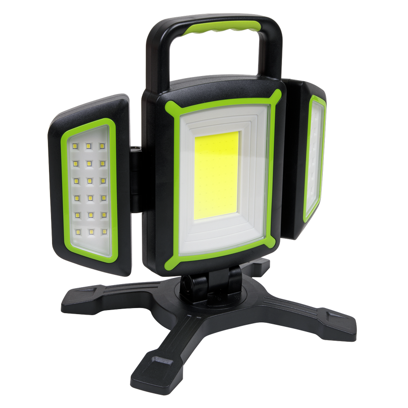Sealey LED18WFLCOMBO Rechargeable Flexible Floodlight with Tripod