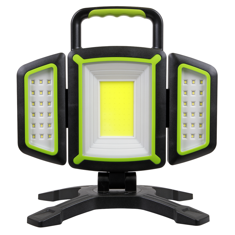 Sealey LED18WFLCOMBO Rechargeable Flexible Floodlight with Tripod