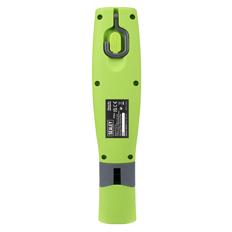 Sealey LED2001GDB Rechargeable Inspection Light 16W COB & 1W SMD LED - Green - Display Box of 12
