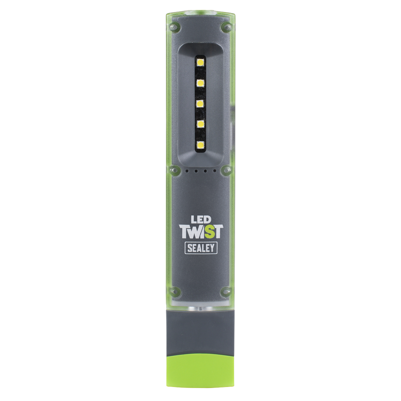 Sealey LED201G LED Twist Rechargeable Inspection Light 1W & 1W SMD