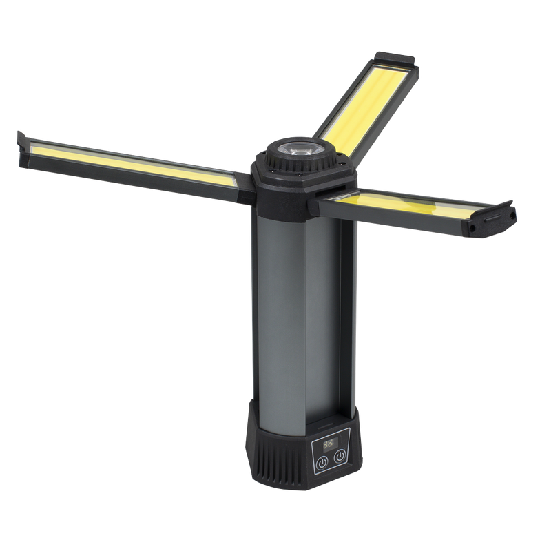 Sealey LED240 Rechargeable Flexible Floodlight with Tripod 24W COB LED & 5W SMD LED