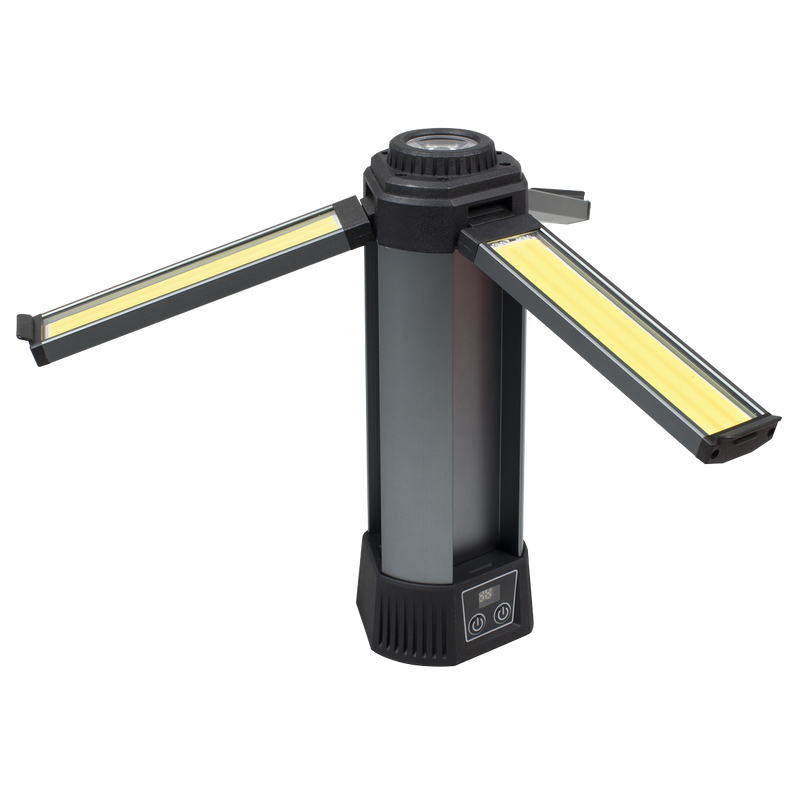 Sealey LED240 Rechargeable Flexible Floodlight with Tripod 24W COB LED & 5W SMD LED