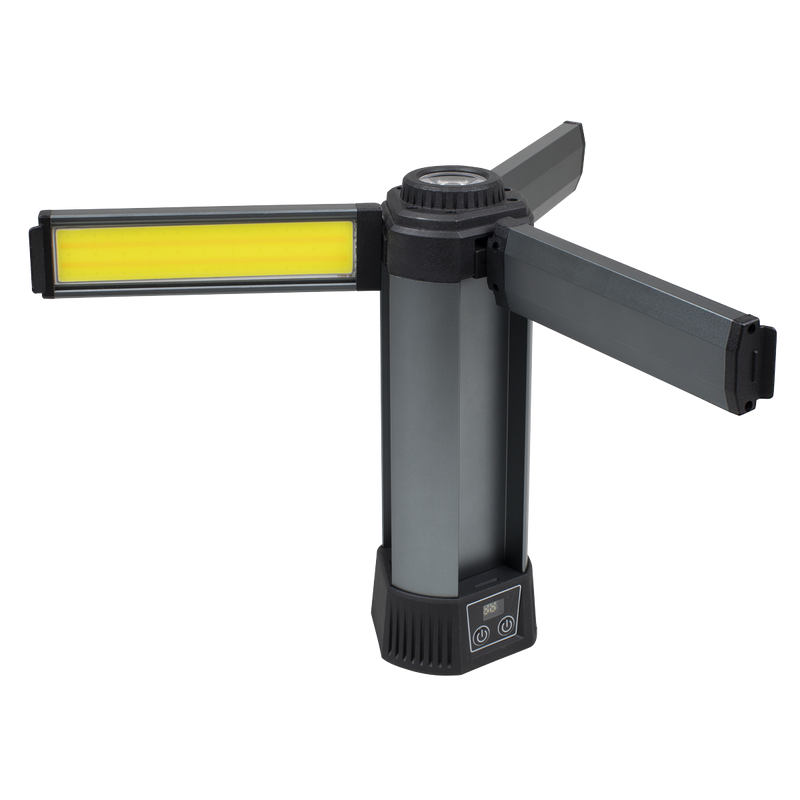 Sealey LED240 Rechargeable Flexible Floodlight with Tripod 24W COB LED & 5W SMD LED