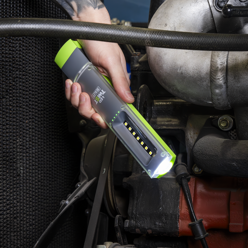 Sealey LED401G LED Twist Rechargeable Inspection Light 2W & 1W SMD LED