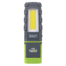 Sealey LED601GDB LED Twist Rechargeable Inspection Light, Green - Box of 12
