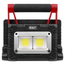 Sealey LEDFL15WS 15W COB LED Solar Powered Rechargeable Portable Floodlight