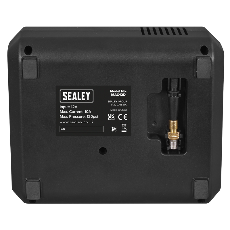 Sealey MAC12D Tyre Inflator with Worklight 12V