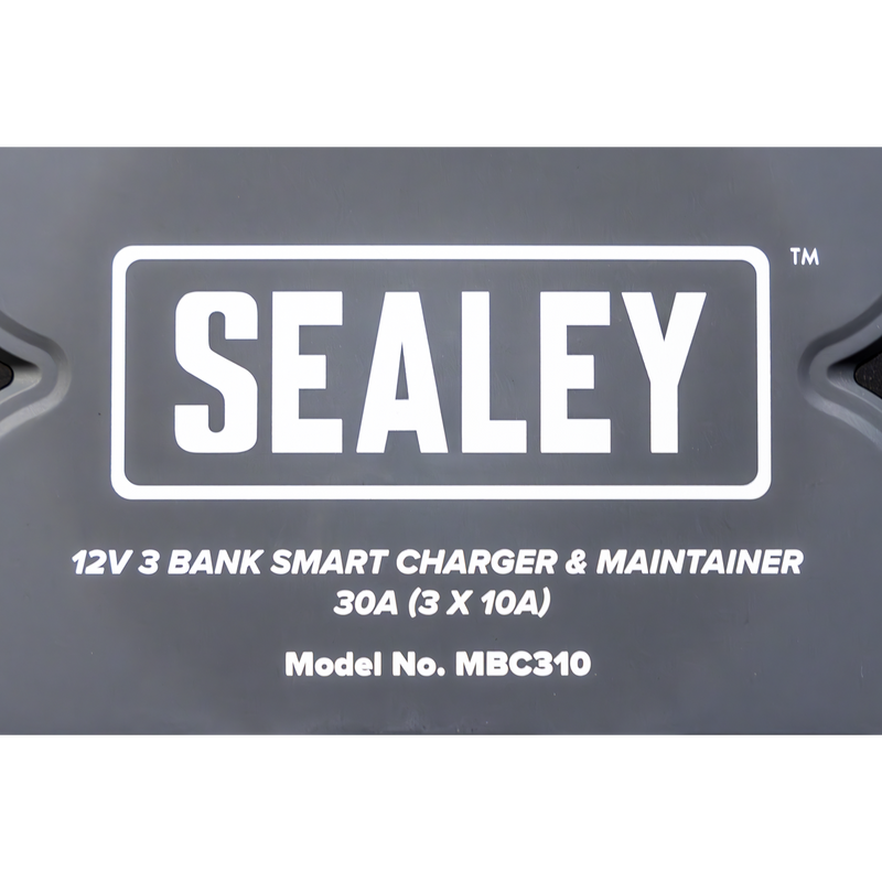 Sealey MBC310 3 Bank 12V Smart Charger & Maintainer 30A (3 x 10A)