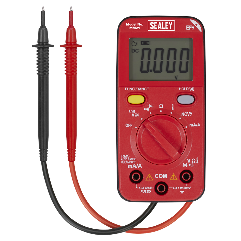 Sealey MM21 10-Function Professional Auto-Ranging Digital Multimeter