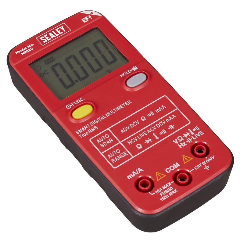 Sealey MM22 13-Function Professional Smart Auto-Scanning Digital Multimeter