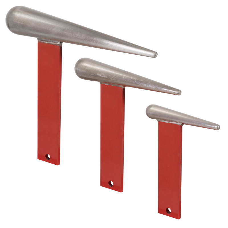 Sealey MW14 Tapered T-Dollies for Sheet Metal Forming