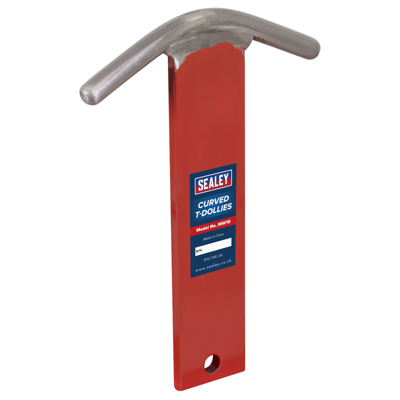 Sealey MW15 Curved T-Dollies for Sheet Metal Forming
