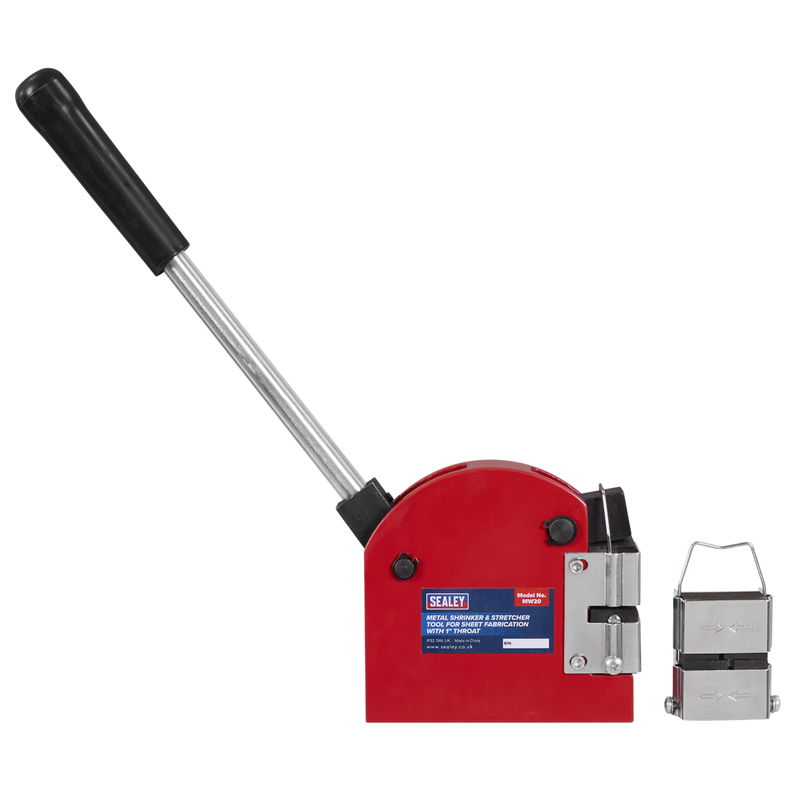 Sealey MW20 Metal Shrinker & Stretcher Tool for Sheet Fabrication with 1" Throat