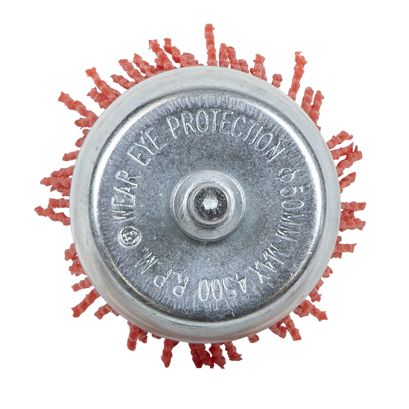 Sealey NFB50 Nylon Filament Cup Brush 50mm with 6mm Shaft