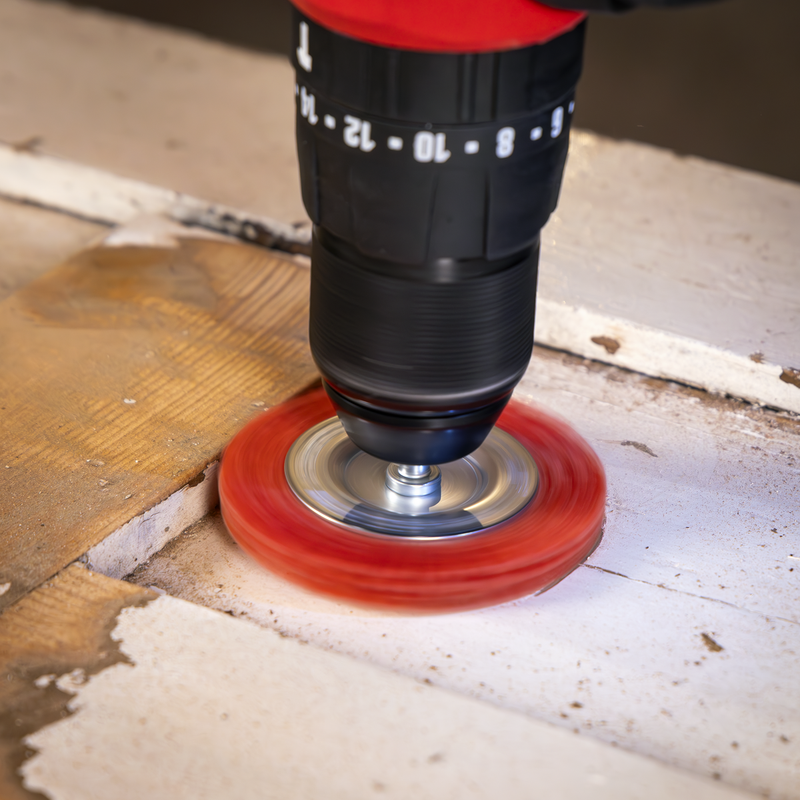 Sealey NFBC75 75mm Nylon Filament Circular Brush with 6mm Shaft