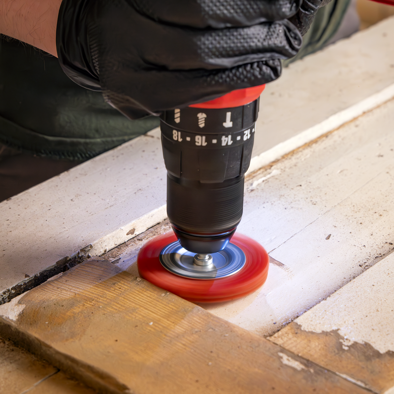 Sealey NFBC75 75mm Nylon Filament Circular Brush with 6mm Shaft