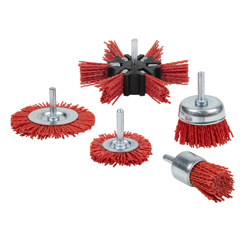 Sealey NFBS05 Nylon Filament 5pc Brush Set