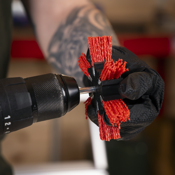 Sealey NFBS100 100mm Nylon Filament Strip Brush with 6mm Shaft