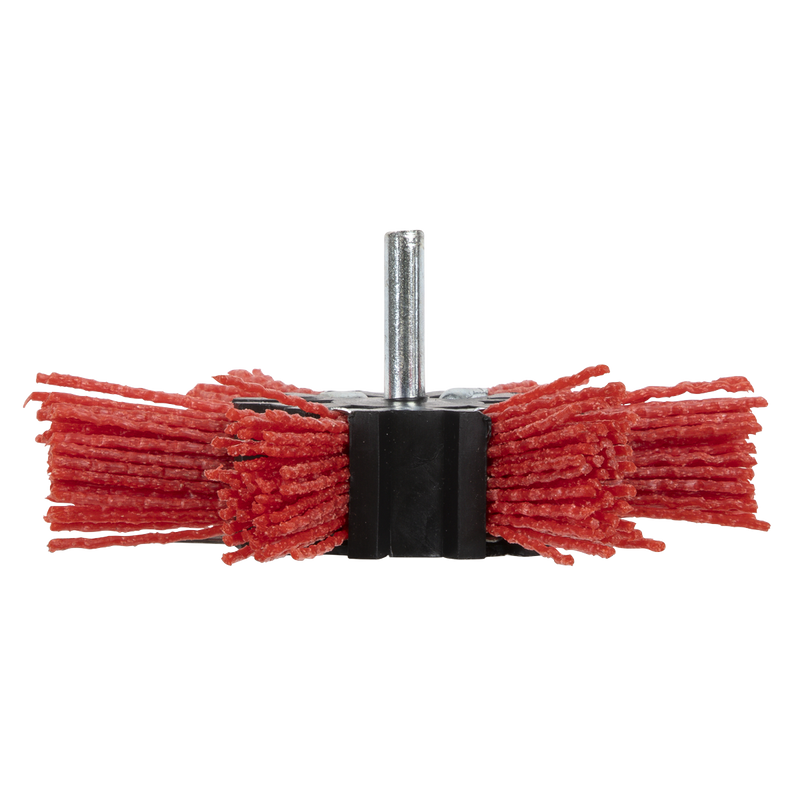 Sealey NFBS100 100mm Nylon Filament Strip Brush with 6mm Shaft