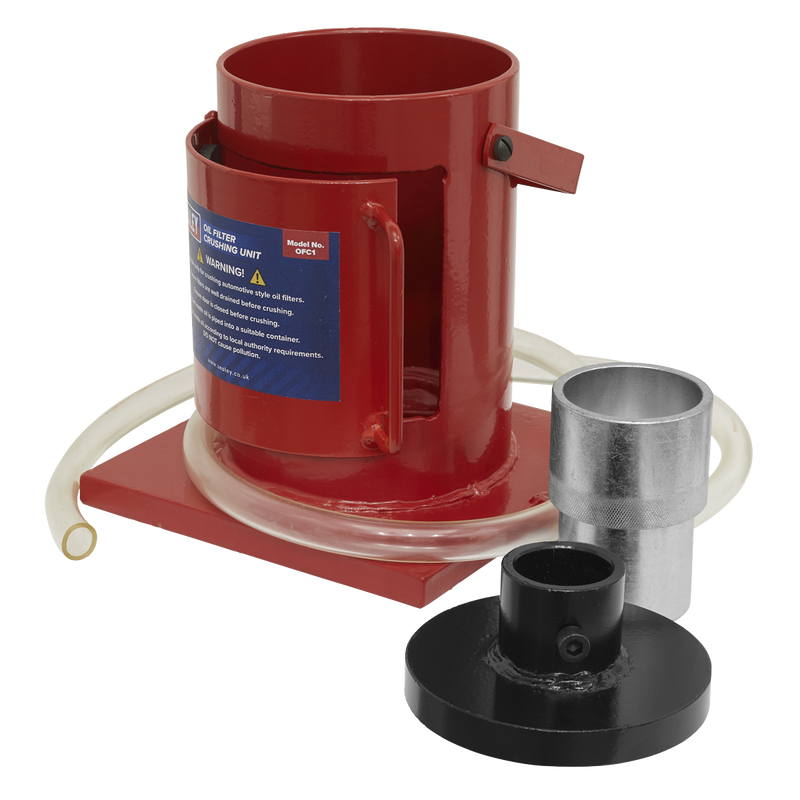 Sealey OFC1COMBO Oil Filter Crusher & Adaptor Combo