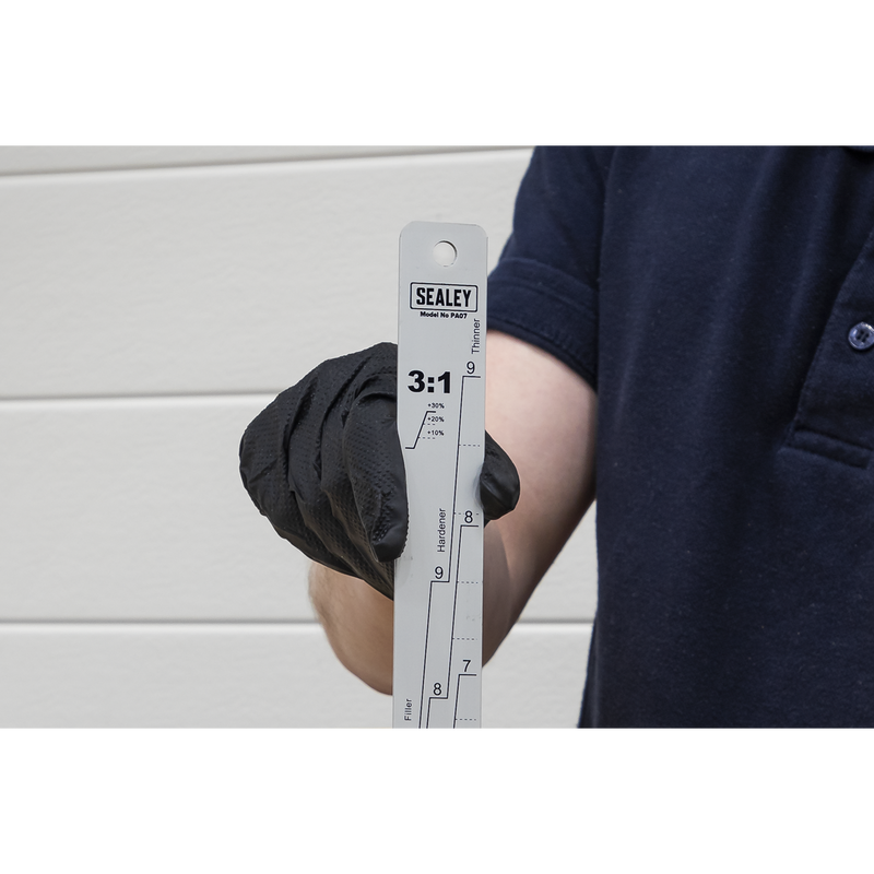 Sealey PA07 Aluminium Paint Measuring Stick 1:1/3:1