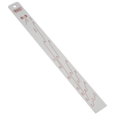 Sealey PA08 Aluminium Paint Measuring Stick 5:1/5:3