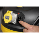 Sealey PC150BV110V BuilderVac¬Æ Wet & Dry Vacuum Cleaner 15L Stainless Steel Drum M Class Filtration 110V