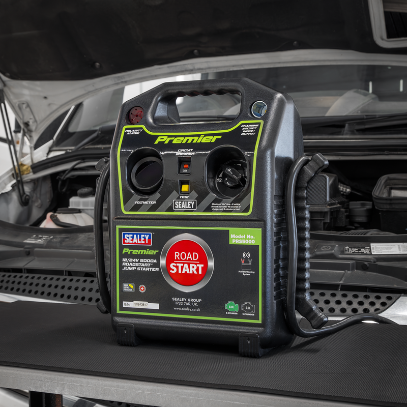 Sealey PRS5000 12/24V Premier RoadStart¬Æ Jump Starter 5000A